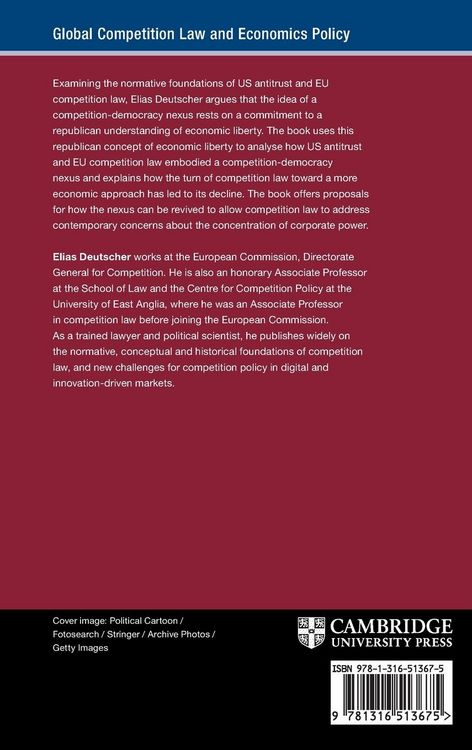 Produktbild: Competition Law and Democracy