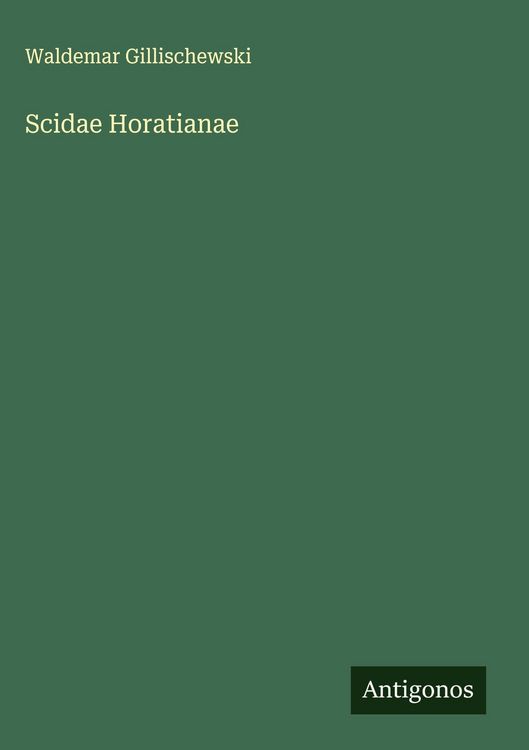 Produktbild: Scidae Horatianae