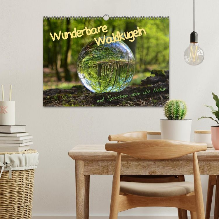 Produktbild: Wunderbare Waldkugeln (Wandkalender 2026 DIN A3 quer), CALVENDO Monatskalender