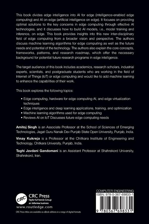 Produktbild: Machine Learning for Edge Computing
