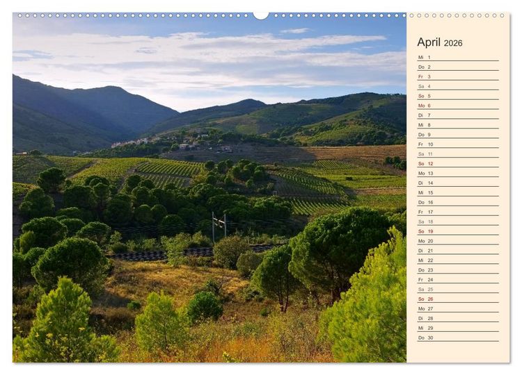 Produktbild: Cote Vermeille - Wo die Pyren&auml;en das Meer k&uuml;ssen (Wandkalender 2026 DIN A2 quer), CALVENDO Monatskalender