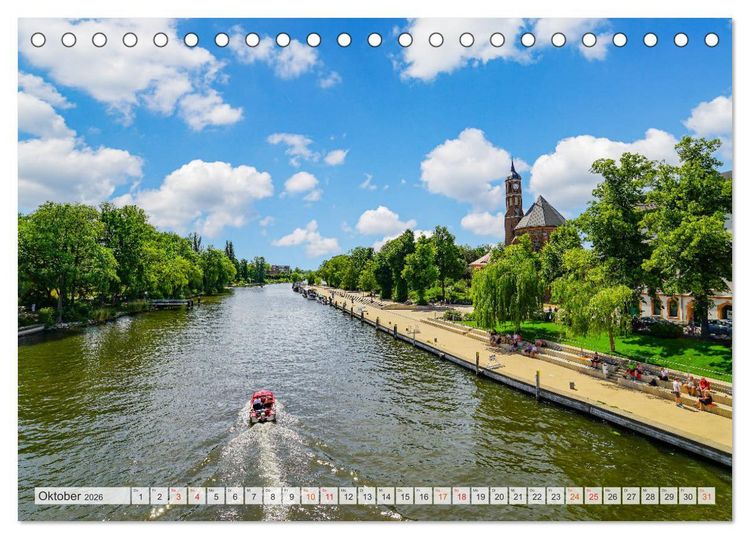 Produktbild: Brandenburg an der Havel Impressionen (Tischkalender 2026 DIN A5 quer), CALVENDO Monatskalender