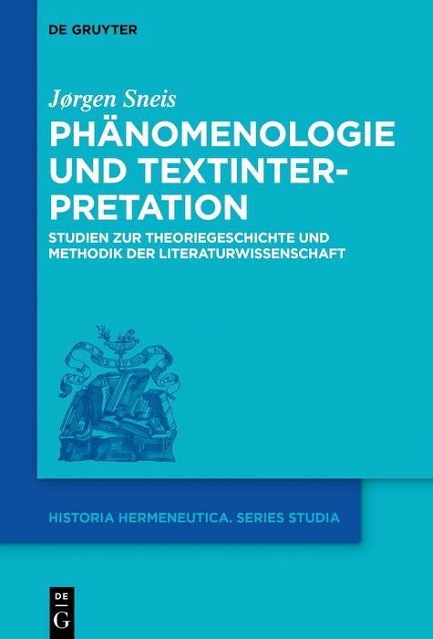 Produktbild: Ph&auml;nomenologie und Textinterpretation