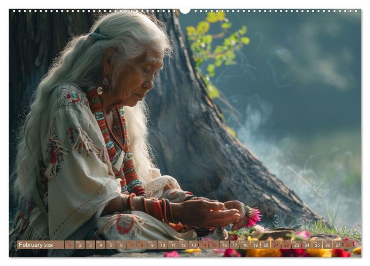 Produktbild: Native American Soul (High Quality Premium Wall Calendar 2026 DIN A2 landscape),CALVENDO 12 Month Wall Calendar