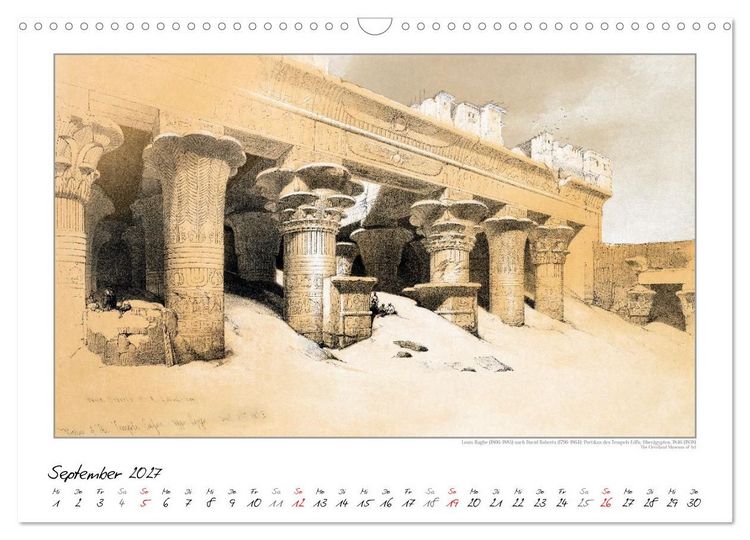 Produktbild: &Auml;gypten um 1840. David Roberts - Louis Haghe. Kunstkalender (Wandkalender 2027 DIN A3 quer), CALVENDO Monatskalender