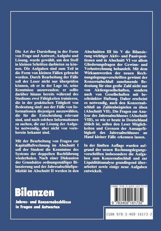 Produktbild: Bilanzen
