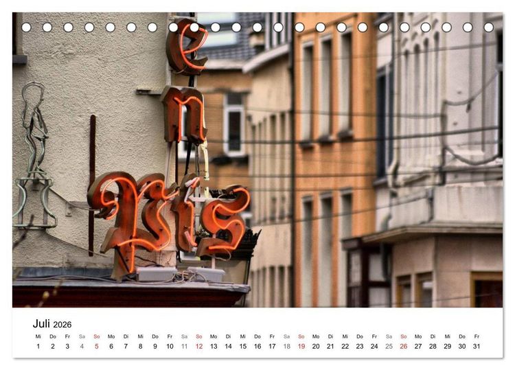 Produktbild: 300mm - Br&uuml;ssel (Tischkalender 2026 DIN A5 quer), CALVENDO Monatskalender