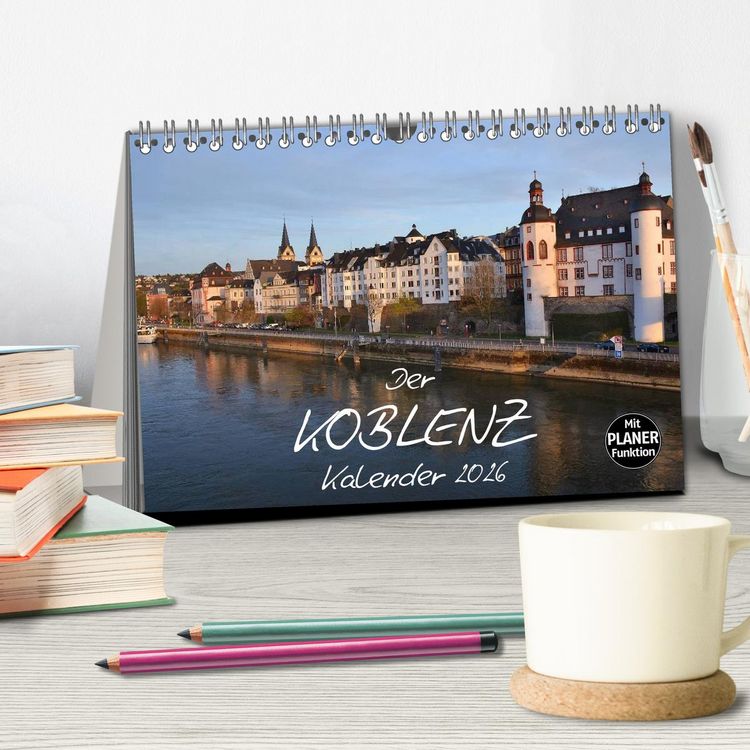 Produktbild: Der Koblenz Kalender (Tischkalender 2026 DIN A5 quer), CALVENDO Monatskalender