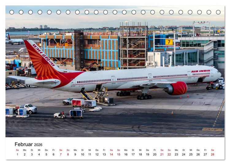 Produktbild: Flieger von Boeing (Tischkalender 2026 DIN A5 quer), CALVENDO Monatskalender
