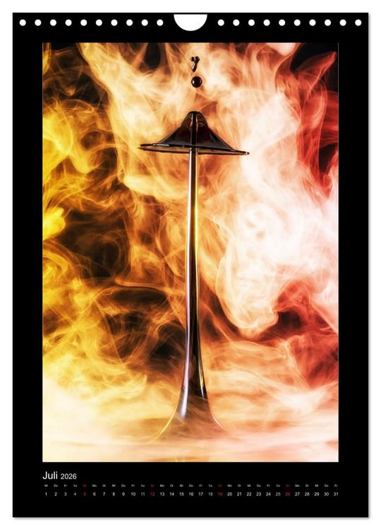 Produktbild: Liquid Art - Wassertropfen in Perfektion (Wandkalender 2026 DIN A4 hoch), CALVENDO Monatskalender