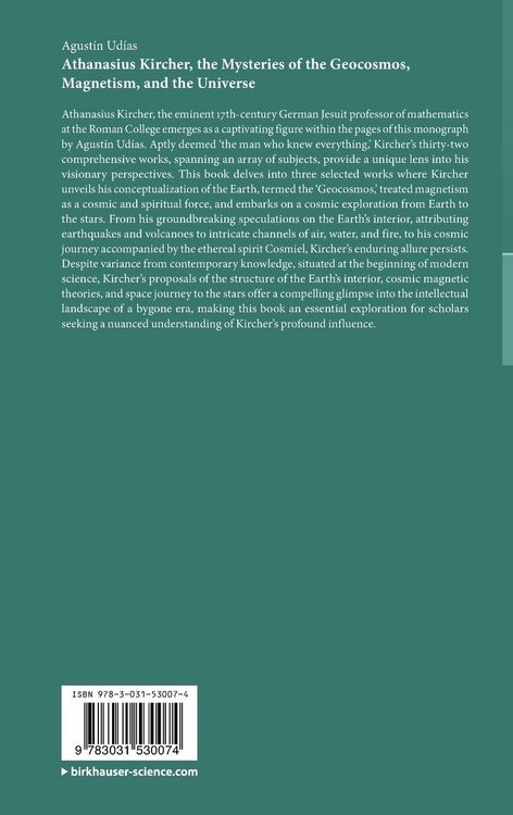 Produktbild: Athanasius Kircher, the Mysteries of the Geocosmos, Magnetism, and the Universe