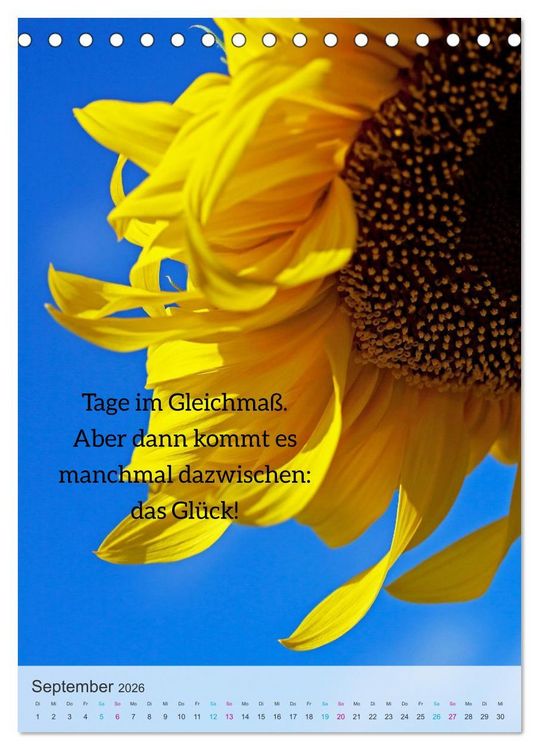 Produktbild: Manchmal - Poetische Momentaufnahmen (Tischkalender 2026 DIN A5 hoch), CALVENDO Monatskalender