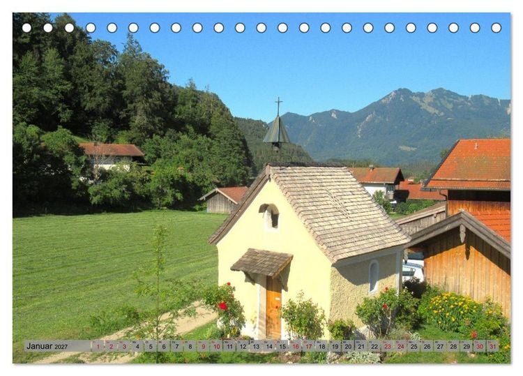 Produktbild: Im Achental - Erholung in den Chiemgauer Alpen (Tischkalender 2027 DIN A5 quer), CALVENDO Monatskalender