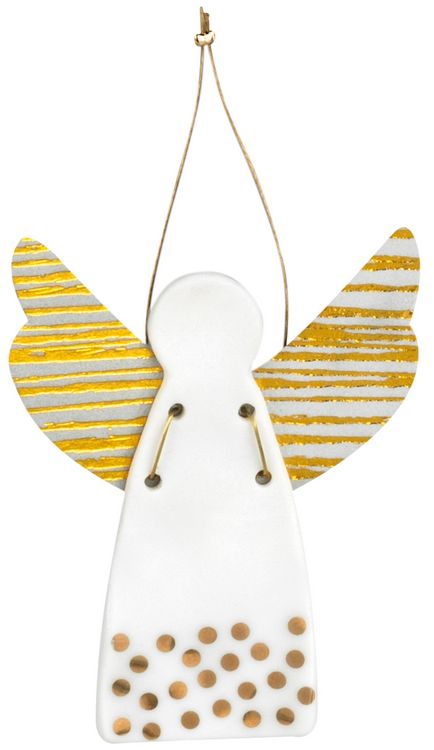 Produktbild: R&auml;der Mini Schutzengel Mini Punkte gold