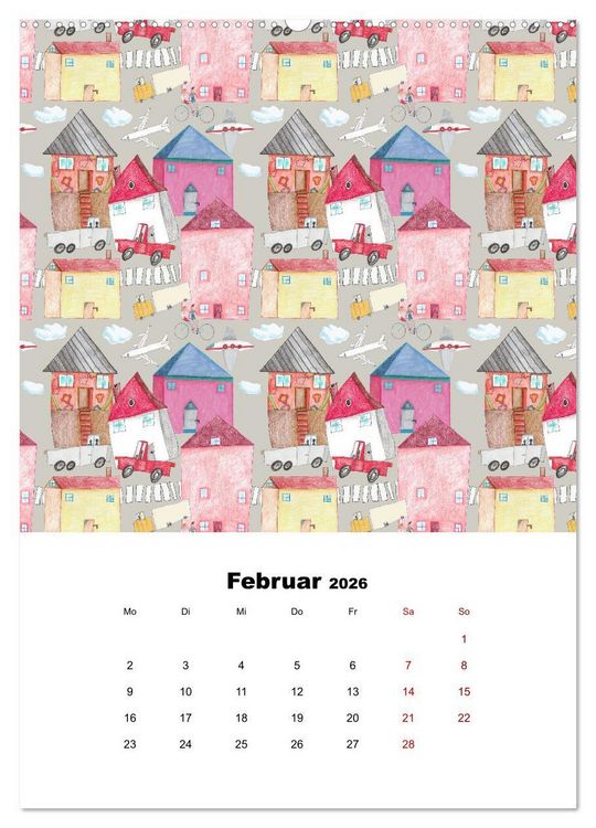 Produktbild: MUSTERMACKE (hochwertiger Premium Wandkalender 2026 DIN A2 hoch), Kunstdruck in Hochglanz