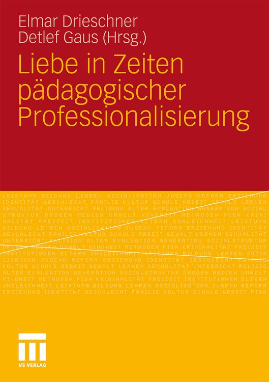 Produktbild: Liebe in Zeiten p&auml;dagogischer Professionalisierung
