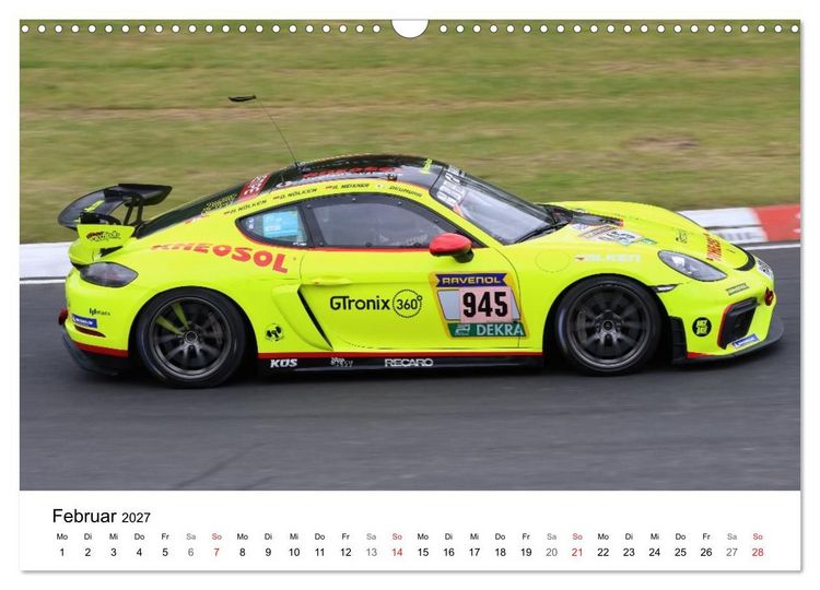 Produktbild: Motorsport aus Zuffenhausen (Wandkalender 2027 DIN A3 quer), CALVENDO Monatskalender