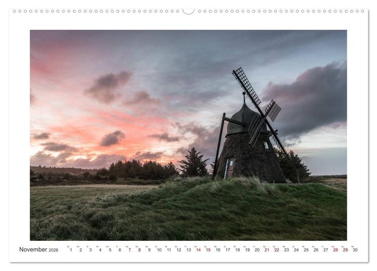 Produktbild: D&auml;nemark - Phototravellers Sehnsuchtskalender (Wandkalender 2026 DIN A2 quer), CALVENDO Monatskalender