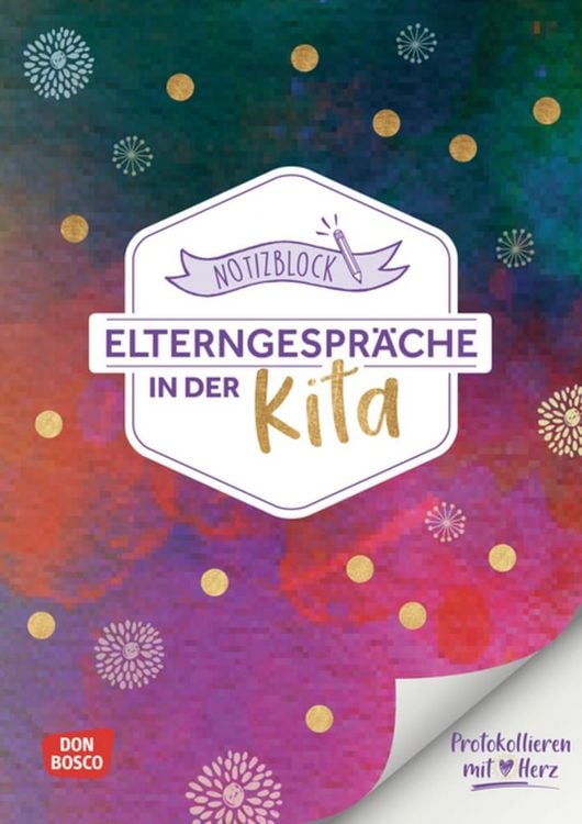 Produktbild: Notizblock Elterngespr&auml;che in der Kita: Protokollieren mit Herz