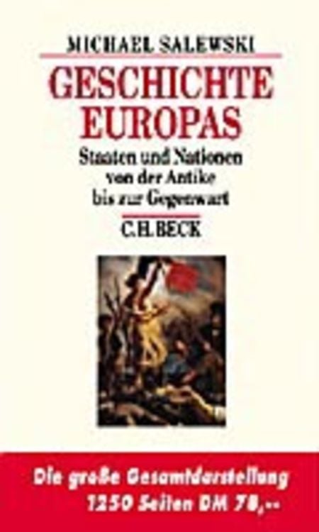 Bild vom Artikel Geschichte Europas vom Autor Michael Salewski
