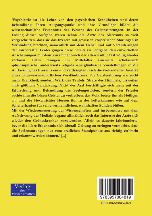 Produktbild: Psychiatrie - ein Lehrbuch f&uuml;r Studierende und &Auml;rzte