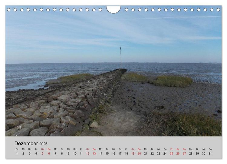 Produktbild: Blicke hinaus aufs Meer (Wandkalender 2026 DIN A4 quer), CALVENDO Monatskalender