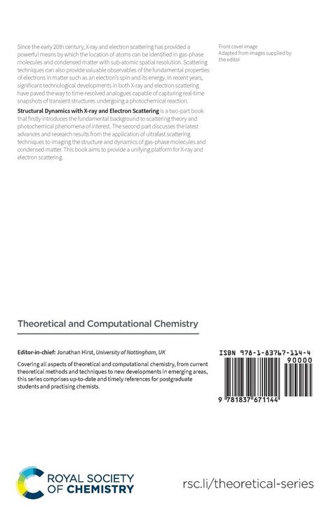 Produktbild: Structural Dynamics with X-ray and Electron Scattering