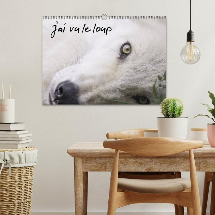 Produktbild: J'ai vu le loup (Calendrier mural 2026 DIN A3 vertical), CALVENDO calendrier mensuel