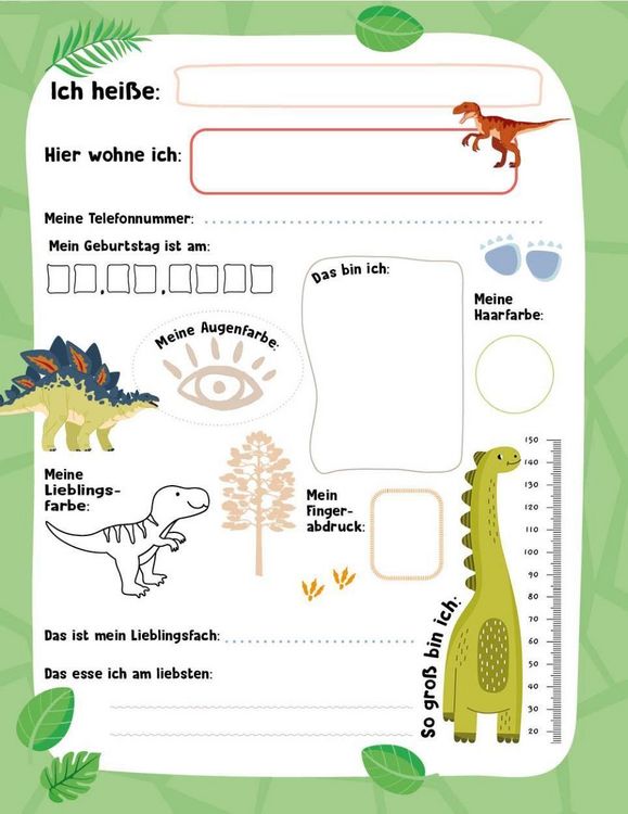 Produktbild: Kritzel-Kratzel-Buch Meine Schulfreunde (Dinos)
