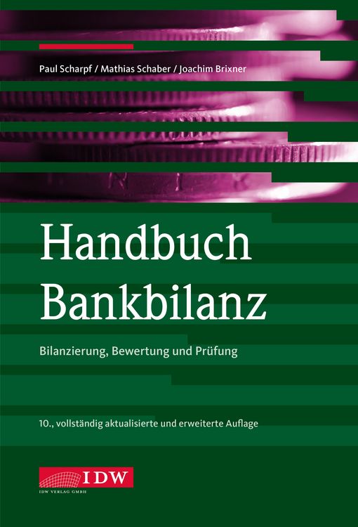 Produktbild: Handbuch Bankbilanz, 10. Auflage
