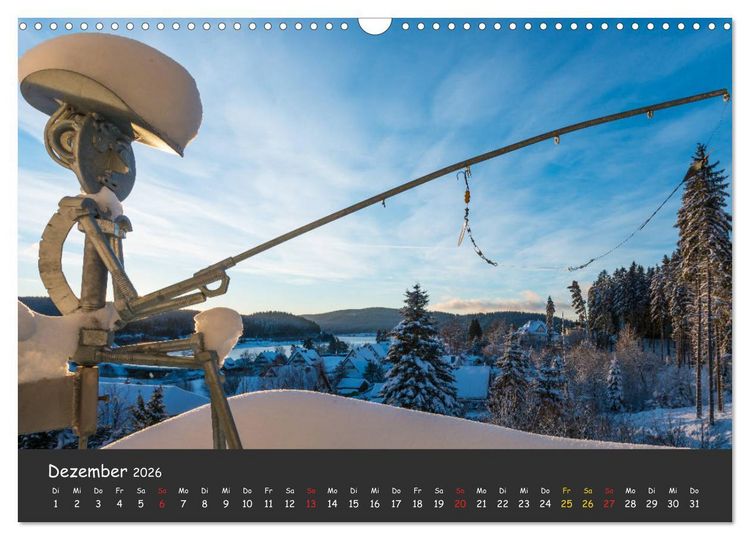 Produktbild: Schluchsee Naturpark S&uuml;dschwarzwald (Wandkalender 2026 DIN A3 quer), CALVENDO Monatskalender