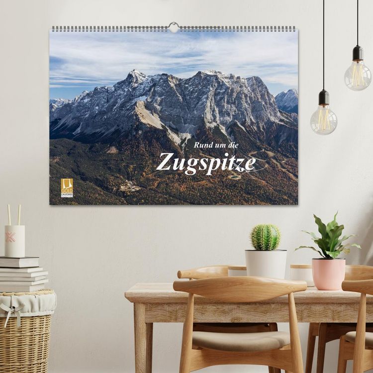 Produktbild: Rund um die Zugspitze (Wandkalender 2026 DIN A2 quer), CALVENDO Monatskalender