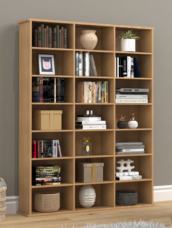 Produktbild: Holz CD DVD Standregal B&uuml;cherregal Regal Megosa M