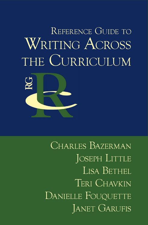 Produktbild: Reference Guide to Writing Across the Curriculum