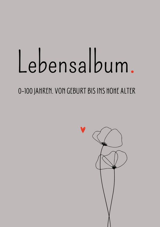 Produktbild: Lebensalbum. 0-100 Jahre. Grey Edition.