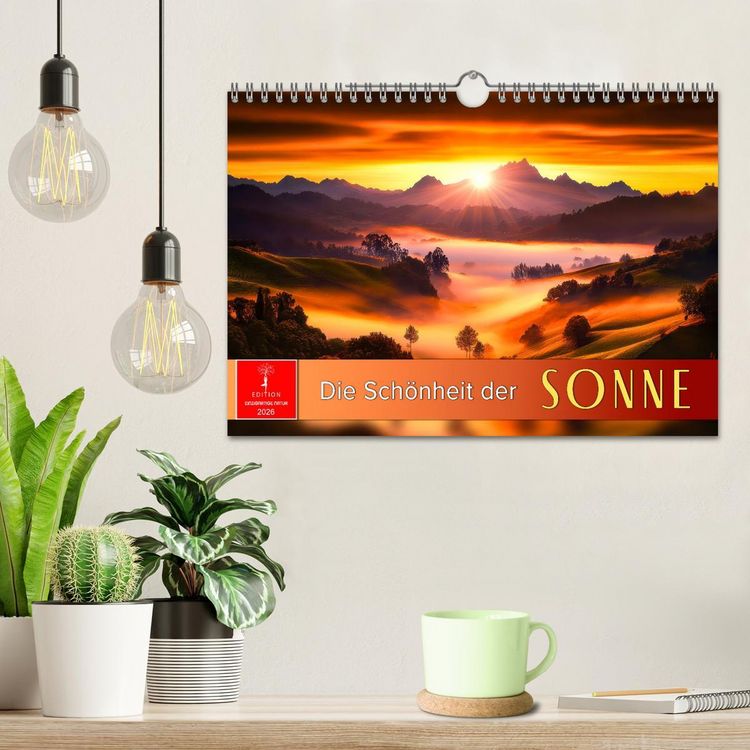 Produktbild: Die Sch&ouml;nheit der Sonne (Wandkalender 2026 DIN A4 quer), CALVENDO Monatskalender
