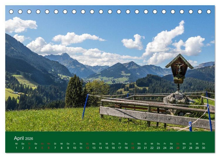Produktbild: Allg&auml;u - Landliches Leben (Tischkalender 2026 DIN A5 quer), CALVENDO Monatskalender
