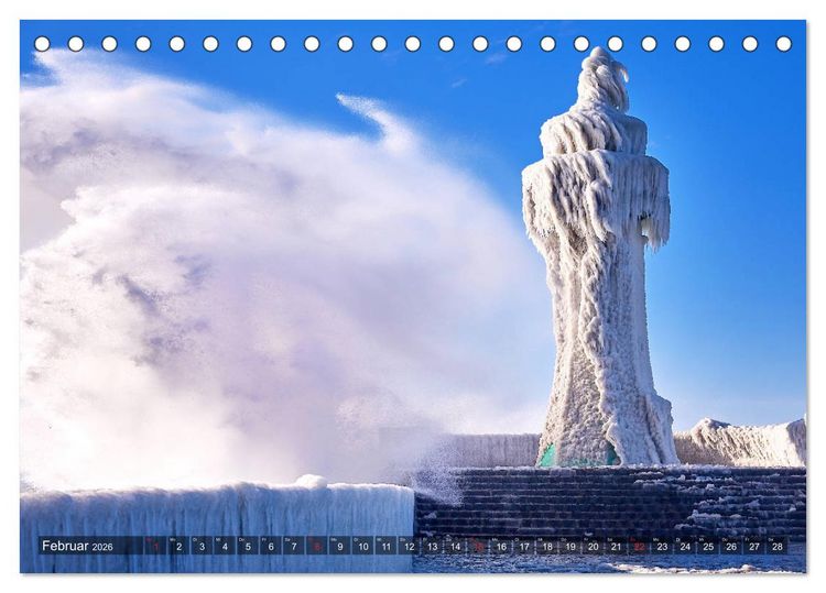 Produktbild: Sch&ouml;ne Ostsee - Impressionen &uuml;bers Jahr (Tischkalender 2026 DIN A5 quer), CALVENDO Monatskalender