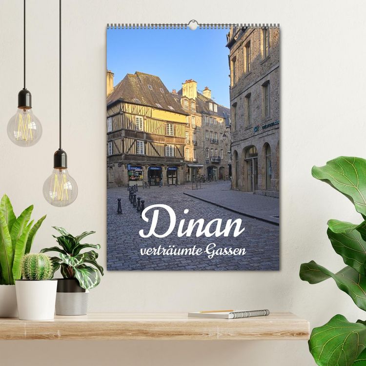 Produktbild: Dinan, die mittelalterliche Perle in der Bretagne (Wandkalender 2026 DIN A2 hoch), CALVENDO Monatskalender