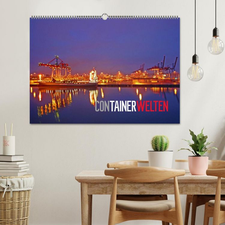 Produktbild: Containerwelten (Wandkalender 2026 DIN A2 quer), CALVENDO Monatskalender