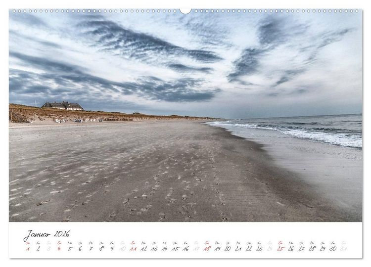 Produktbild: Sylt (Wandkalender 2026 DIN A2 quer), CALVENDO Monatskalender