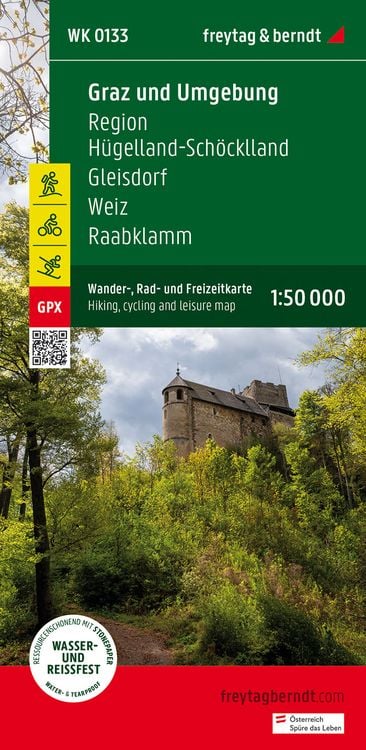Bild vom Artikel Graz und Umgebung, Wander-, Rad- und Freizeitkarte 1:50.000, freytag & berndt, WK 0133 vom Autor Freytag & berndt