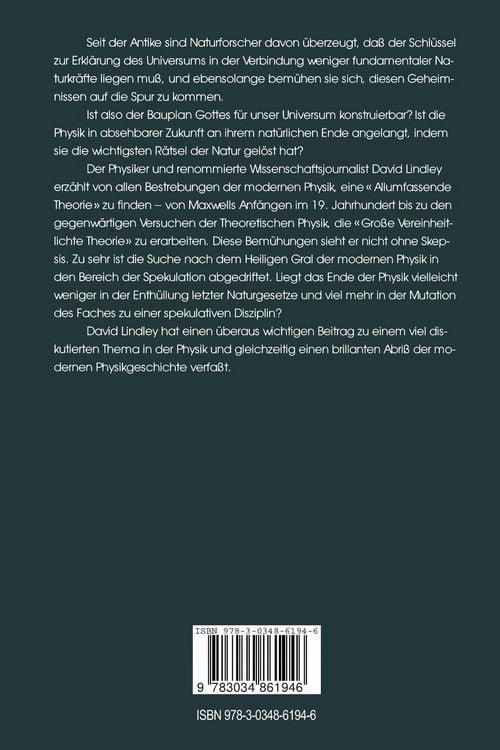 Produktbild: Das Ende der Physik
