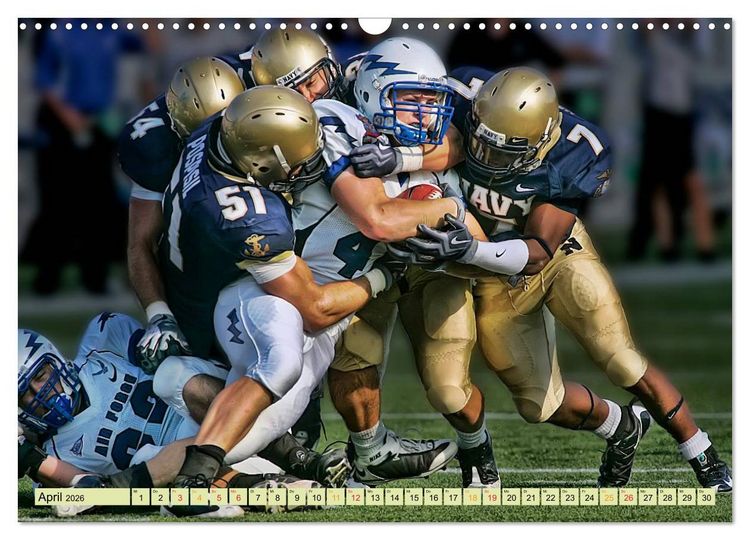 Produktbild: American Football - Taktik und Athletik (Wandkalender 2026 DIN A3 quer), CALVENDO Monatskalender