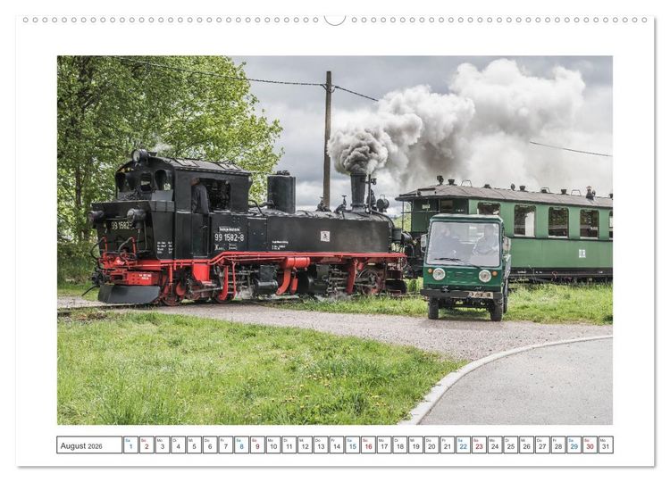 Produktbild: Volldampf voraus! (hochwertiger Premium Wandkalender 2026 DIN A2 quer), Kunstdruck in Hochglanz