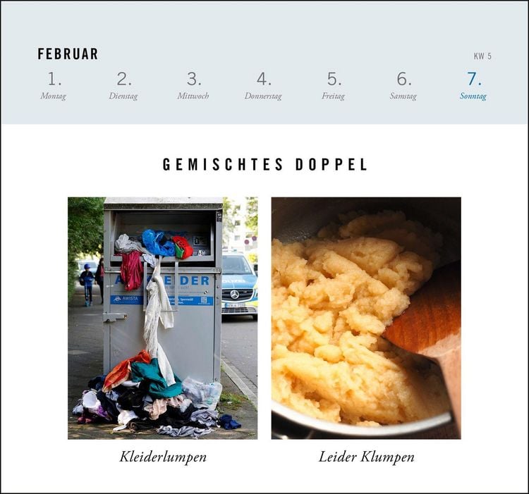 Produktbild: Postkartenkalender 2027: Gemischtes Doppel