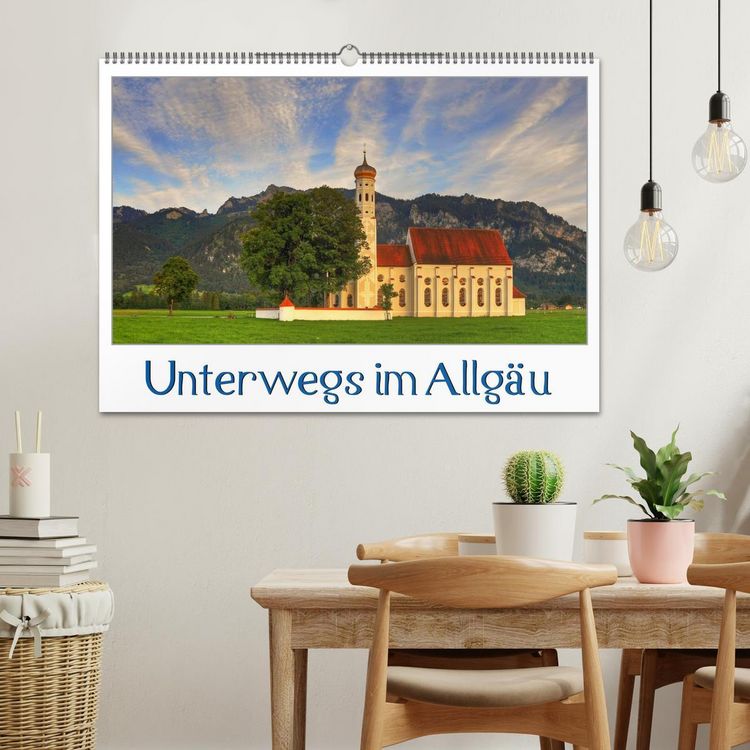 Produktbild: Unterwegs im Allg&auml;u (Wandkalender 2026 DIN A2 quer), CALVENDO Monatskalender