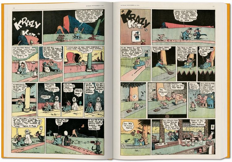 Produktbild: George Herrimans "Krazy Kat". Die kompletten Sonntagsseiten in Farbe 1935&ndash;1944
