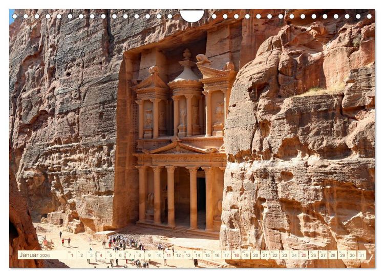 Produktbild: Urlaub in JORDANIEN (Wandkalender 2026 DIN A4 quer), CALVENDO Monatskalender