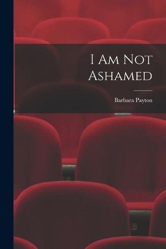 Produktbild: I Am Not Ashamed